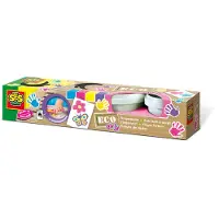 SES Creative Peinture au doigt - 4x120 ml - Pastel - - UneTaille - Peinture