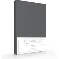 Romanette Taies d'Oreiller Romanette Gris (Coton) (Set de 2)