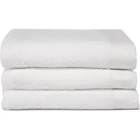 Seahorse Serviette de Toilette Seahorse Pure White (Lot de 3)