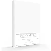 Romanette Taies d'Oreiller Romanette Blanc (Coton) (Set de 2)