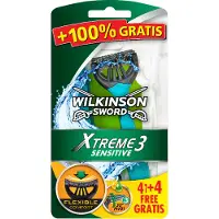 Wilkinson Sword Xtreme 3sensitive Hommes De Rasoirs Jetables - Lot De 8 Rasoirs