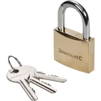 Silverline Cadenas en laiton - 50 mm