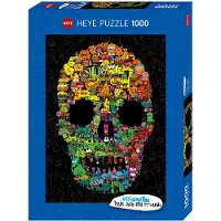 Heye Puzzle 1000 pièces Doodle Skull 29850