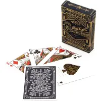 Theory 11 Cartes à jouer BICYCLE MONARCHS DECK BLACK 1 TALIA