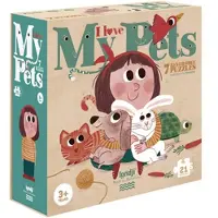Londji Puzzle réversible Animaux de compagnie,
