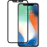 Wozinsky super dur tout verre tempéré plein écran avec cadre coque friendly Apple iphone xr / (1 pcs, Apple iPhone XR, K11), Téléphone portable : film de protection, Noir