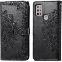 IMoshion Etui de télephone Mandala Motorola Moto G30 / G20 / G10 (Power) - Noir