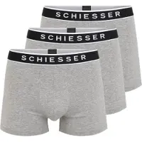 Schiesser Boxer Schiesser Men 173983 95/5 Organic Grey Melange (3-Pack)-S