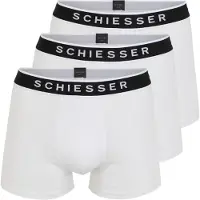 Schiesser Boxer Schiesser Homme 173983 95/5 Bio White (Lot de 3)-L