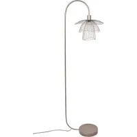 Forestier Papillon lampadaire Metallic taupe