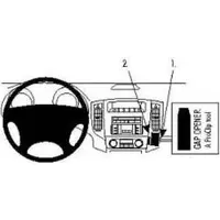 Brodit ProClip - Support pour montage en voiture, Support pour smartphone, Noir