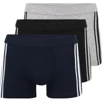 Schiesser Boxers bleu foncé / gris chiné / noir / blanc