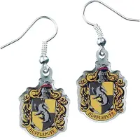 Ginza.se Harry Potter Hufflepuff Crest Earrings, Multicolore