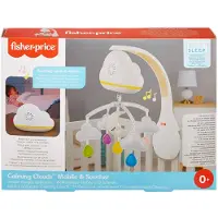 Fisher Price Crib Carousel Mobile Rain And Rainbow With Soothing Sounds And Lights Multicolore Enfants