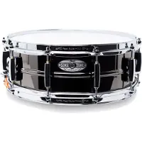 Pearl Sensitone Heritage 14" x 5" Brass Snare Drum Black Chrome