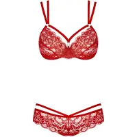 Obsessive 860-SET-3 Ensemble Lingerie 2 Pièces L/XL