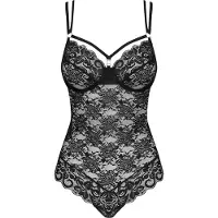 Obsessive 860-TED-1 - body en dentelle super sexy (noir) - L/XL