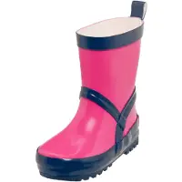 Playshoes Bottes en caoutchouc marine / rose