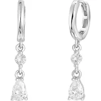 Lucardi Boucles d'oreilles argent