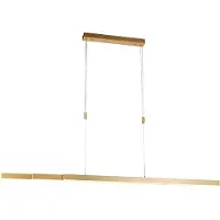 Paul Neuhaus Suspension LED de table Adriana 179cm avec dimmer et CCT laiton