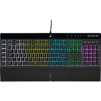 Corsair Clavier - - K55 RGB Pro - USB - QWERTY Anglais - Rétroéclairé Noir