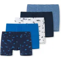 Schiesser Sous-vêtements bleu / bleu foncé / noir / blanc