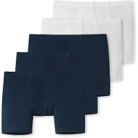 Schiesser Sous-vêtements bleu nuit / blanc