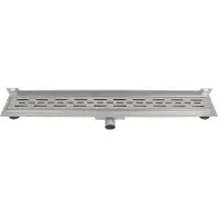 Differnz Grille murale en acier inoxydable 7 x 7 x 70 cm