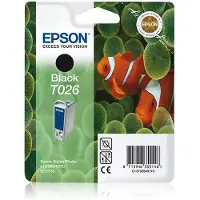 Epson T026 cartouche d'encre (d'origine) - noir