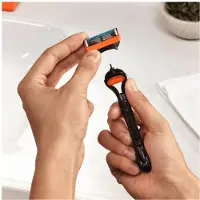 Gillette Fusion 5 Lames de rasoir, 12 lames de rechange pour rasoir humide homme avec 5 lames