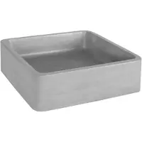 Differnz Marba Waskom Tableau de lavage Béton - Lichtgrijs Carré 40 x 40 x 12 cm (400 mm, 400 mm)