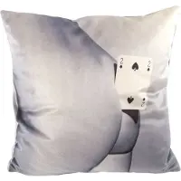 Seletti Toiletpaper Coussin Two Of Spade | Feather