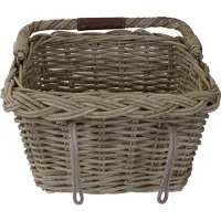 Fastrider Elif Rattan Front Basket 16l Gris