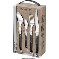 Lou Laguiole Tradition - Ménagère 24 pièces Gris anthracite