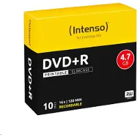 Intenso 4811652 Disques Vierges DVD + R 16 x 4,7 Go Vitesse 10er Spindel