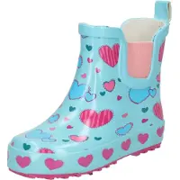 Beck Bottes en caoutchouc 'Sweethearts' bleu clair / pétrole / pitaya / rose foncé