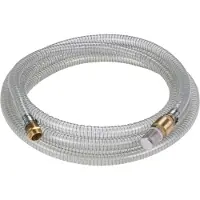 Einhell Flexible d’aspiration indéformable – Ø 25 mm – Longueur 4 m – Raccords laiton – Avec crépine et clapet anti-retour