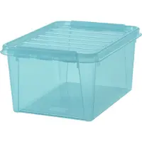Orthex 3510976 Boîte de rangement COLOUR 31L, 31 litres, bleu turquoise