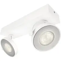 Signify Lampe Clockwork 2 lumières blanc