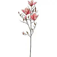 Mica Decorations Magnolia plante artificielle rose H88