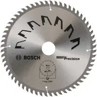 Bosch 2609256935 Précision Lame De Scie Circulaire 60 Dents Carbure Coupe Nette Diamètre 216Mm Alésage 30 Largeur De Coupe 2,5 M