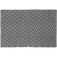 Sealskin Tapis de bain Sealskin Trellis Coton Noir-60 x 90 cm