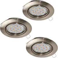 Eglo 94408 Peneto lampe encastrée acier nickel mat