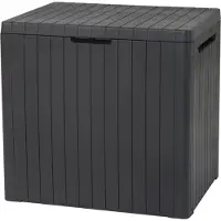 Keter City Boîte de rangement 113 l, graphite 246941