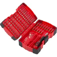 Kreator Screwdriver Bit Set 52 Pieces Rouge