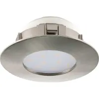 Eglo 95819 Pineda LED lampe encastrée Ø 7,8cm 500lm finition nickel mat