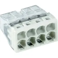 Wago 2273-208 Pince À Souder 8-trous - 8 X 0.5 - 2.5 Mm² - Transparent-gris (50pcs)