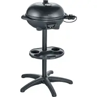 Severin PG 8541 - Barbecue gril -électrique - 1320 cm ² - thermomètre intégré - noir mat