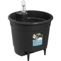 Elho Cache-pot Autowatering Elho Insert - 28 cm - Plastique Noir