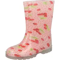 Beck Bottes en caoutchouc 'Kirschen' vert / rose / rouge